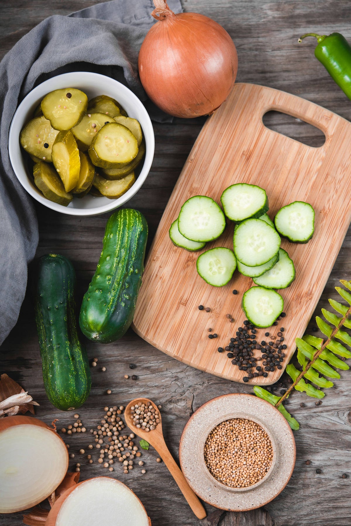 Bread and Buddhas - Semi-sweet Bread & Butter Style Pickles