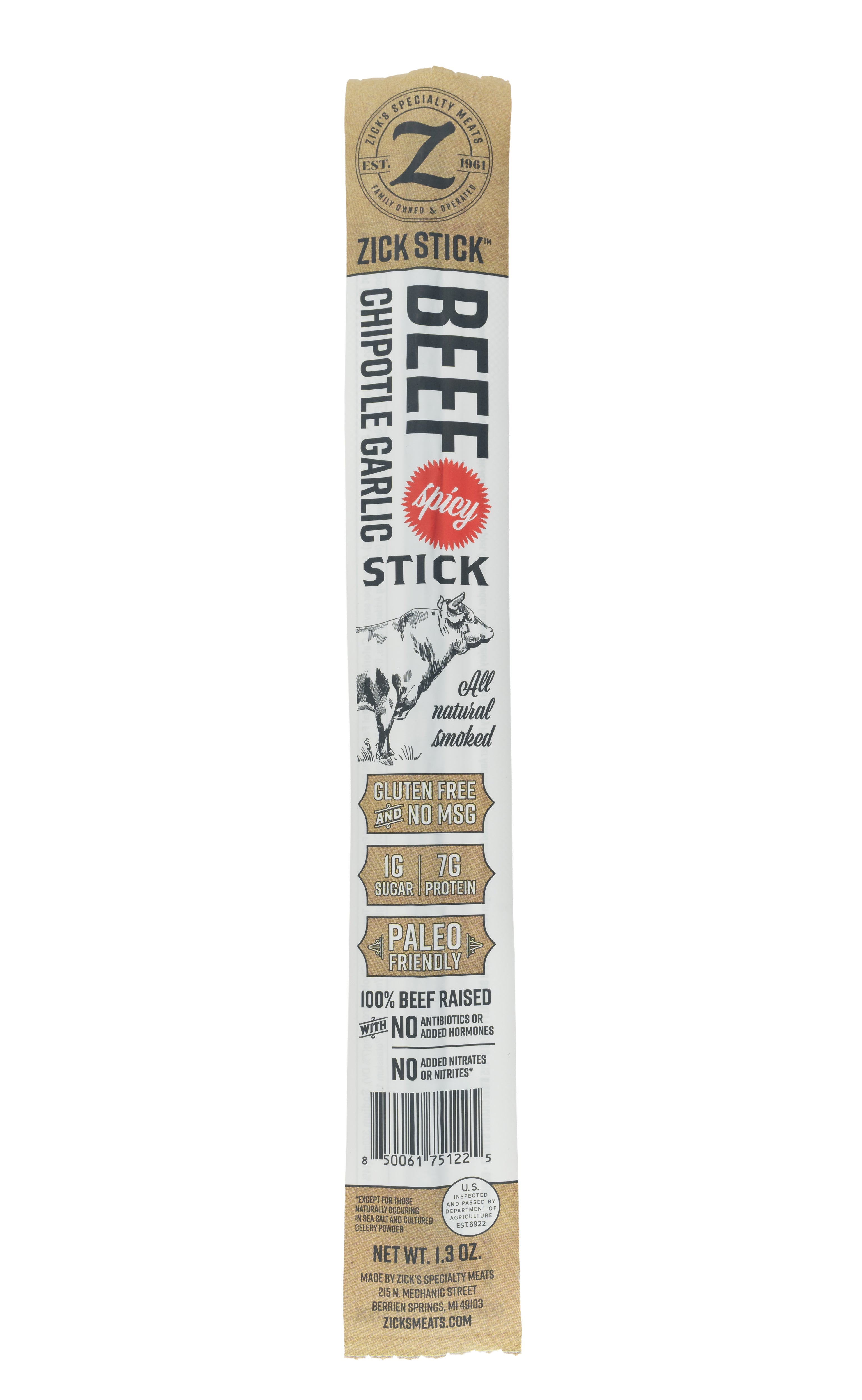 Beef Jerky Stick — Chipotle Garlic