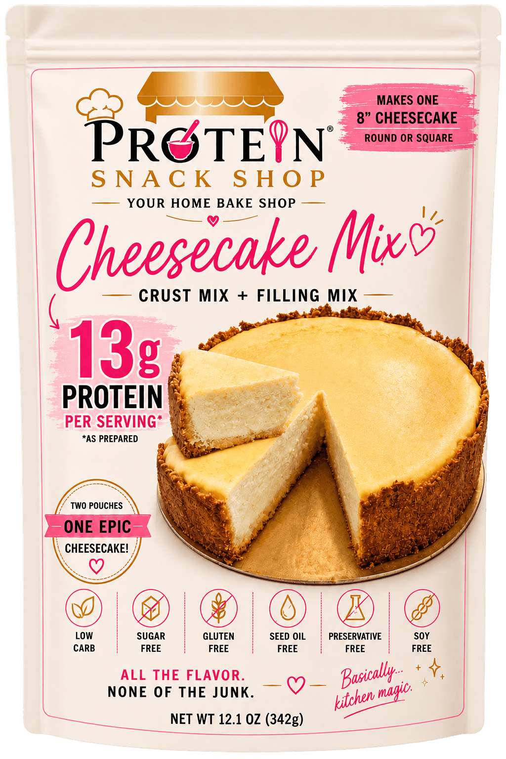 Protein Cheesecake Mix – High Protein, Gluten-Free, 0g Sugar