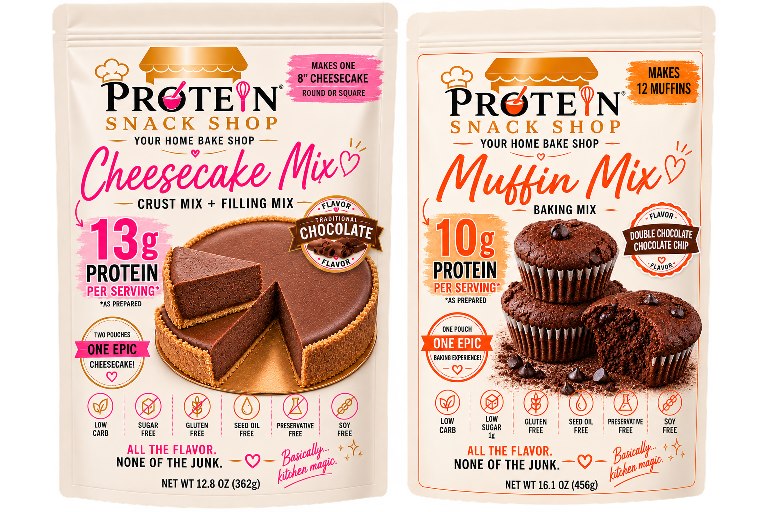 *High Protein, Gluten Free Cheesecake & Muffin Mix Variety Pack