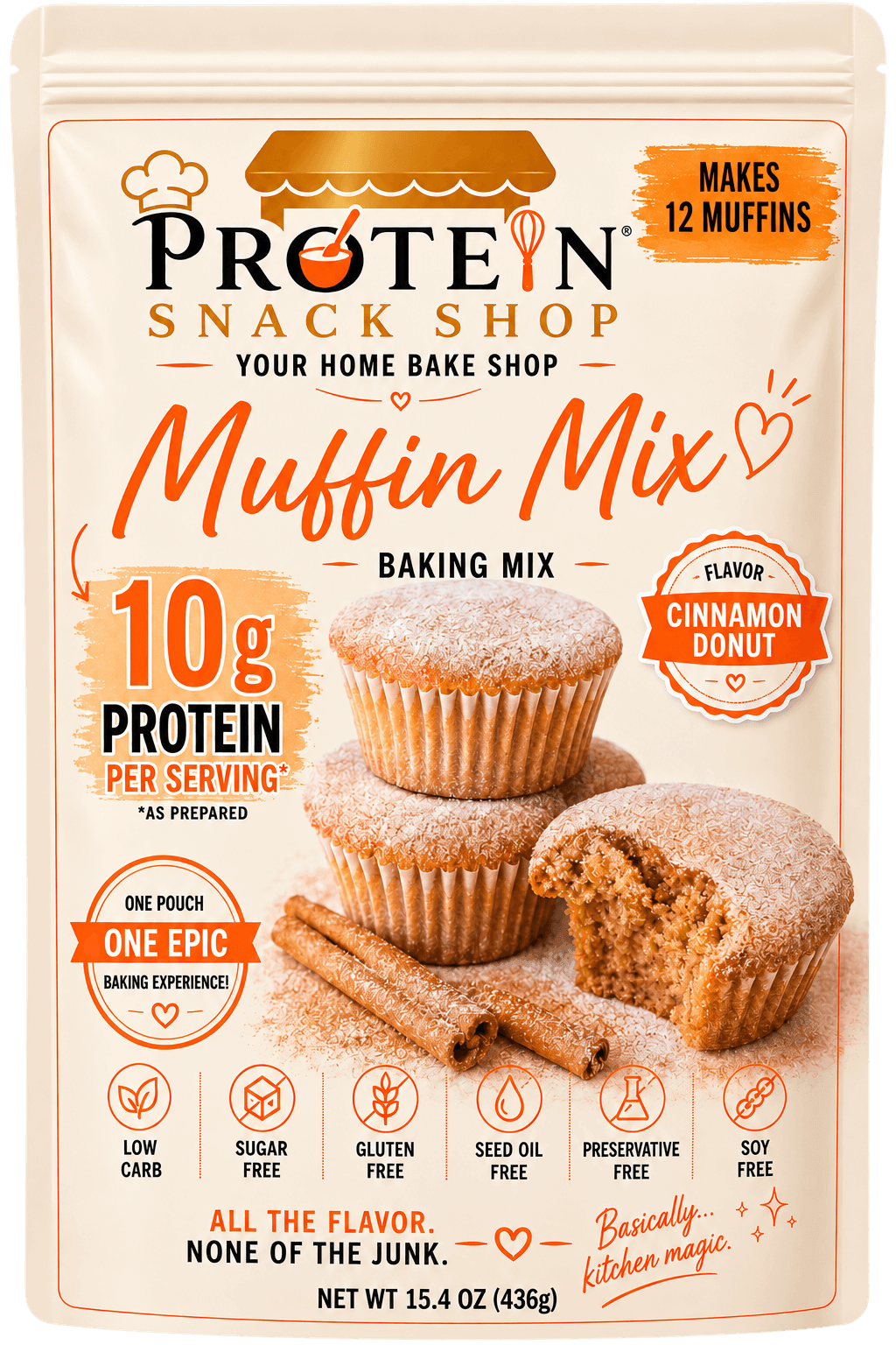 Protein Muffin Mix – High Protein, Gluten-Free, Low Sugar