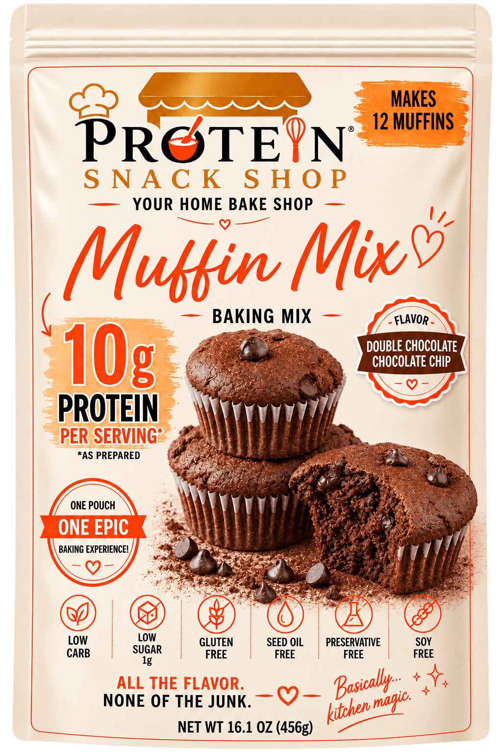 Protein Muffin Mix – High Protein, Gluten-Free, Low Sugar