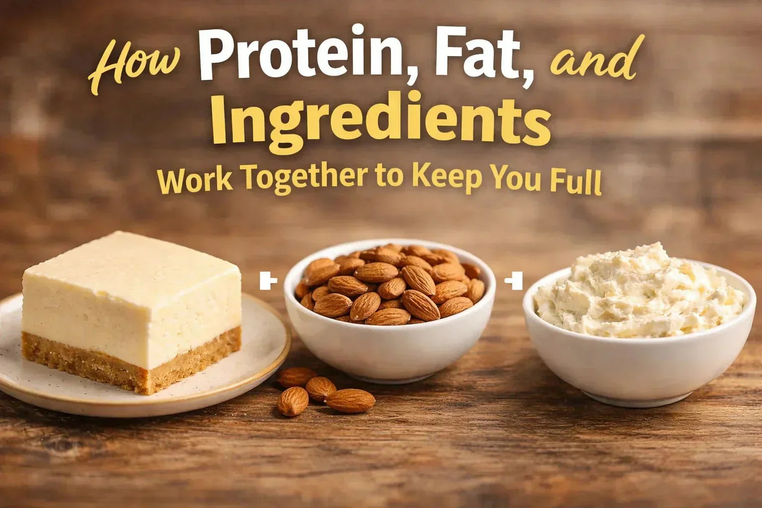 How Protein, Fat, and Ingredients Work Together to Keep You Full