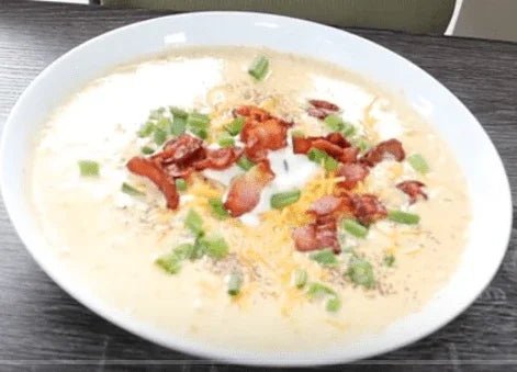 Loaded Cauliflower Soup (Instant Pot) – A Cozy, Low-Carb Favorite! - ProteinSnackShop