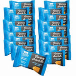 Twenty Salted Caramel Blondie Bars in blue packaging with clean, high-protein, gluten-free ingredients.