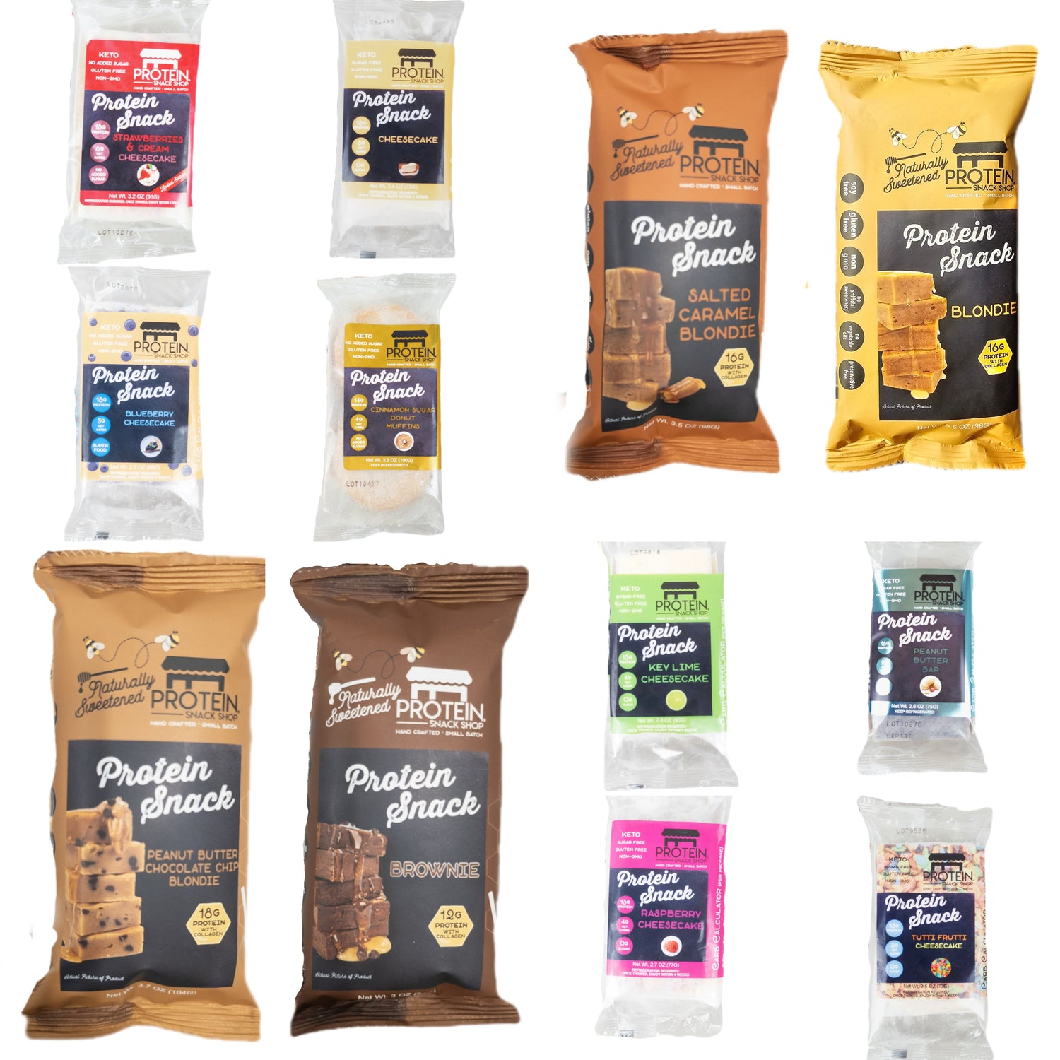12-Count Mega Protein Bar Snack Bundle