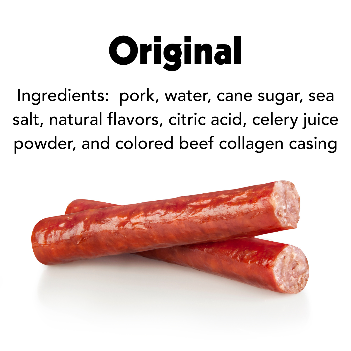 Craft Pork Snack Sticks - One Case (20 sticks)