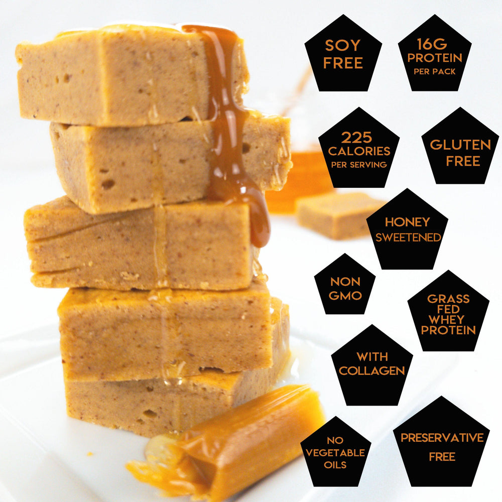 Gourmet Salted Caramel Protein Blondie Bar