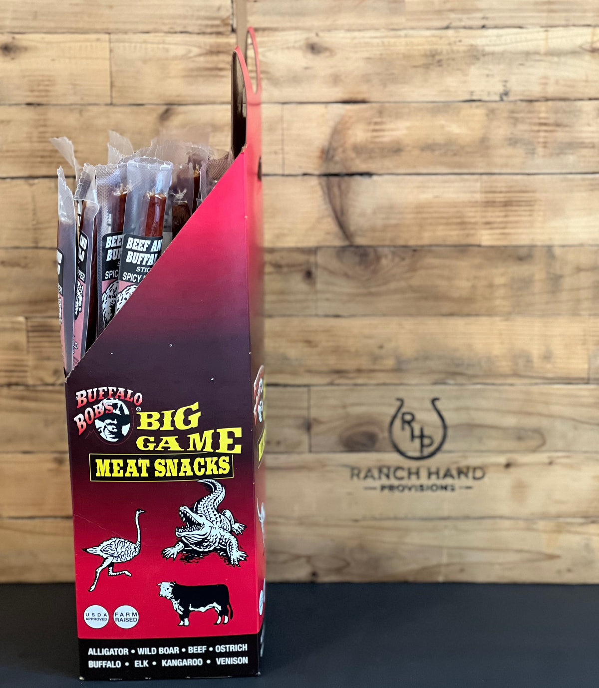 Buffalo and Beef Jerky Stick — Spicy | Buffalo Bob's