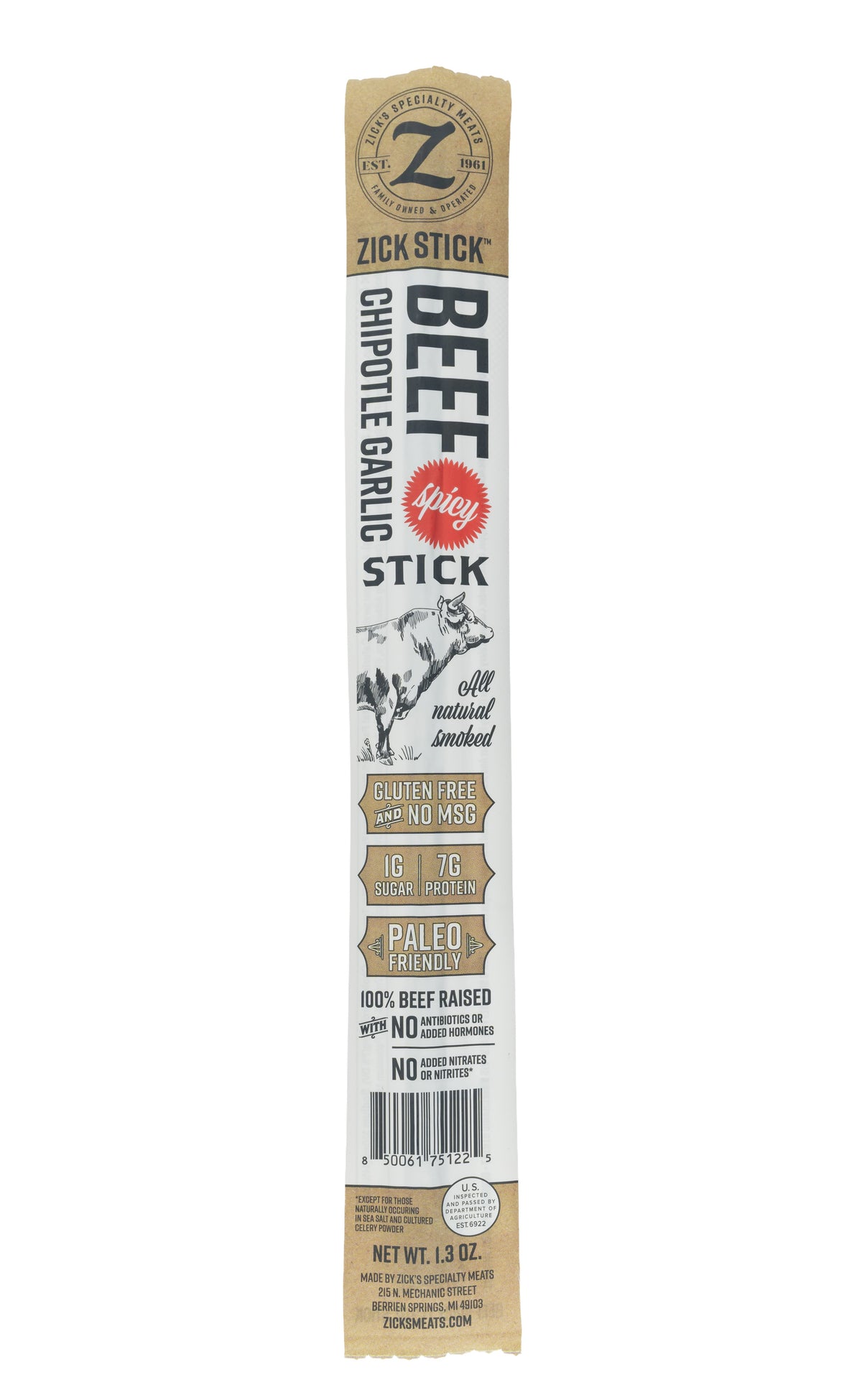 Beef Jerky Stick — Chipotle Garlic