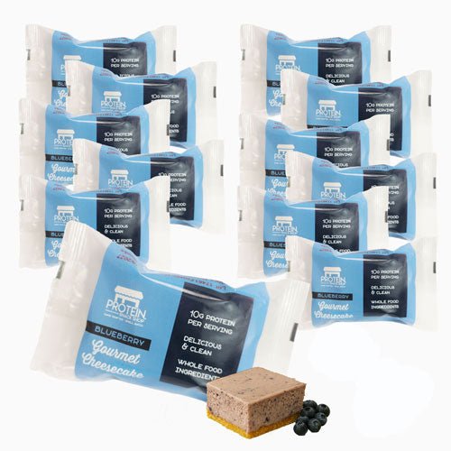 Blueberry Cheesecake, Low - Carb, Gluten - Free Protein Bar (8, 12, 20 Ct) - ProteinSnackShop