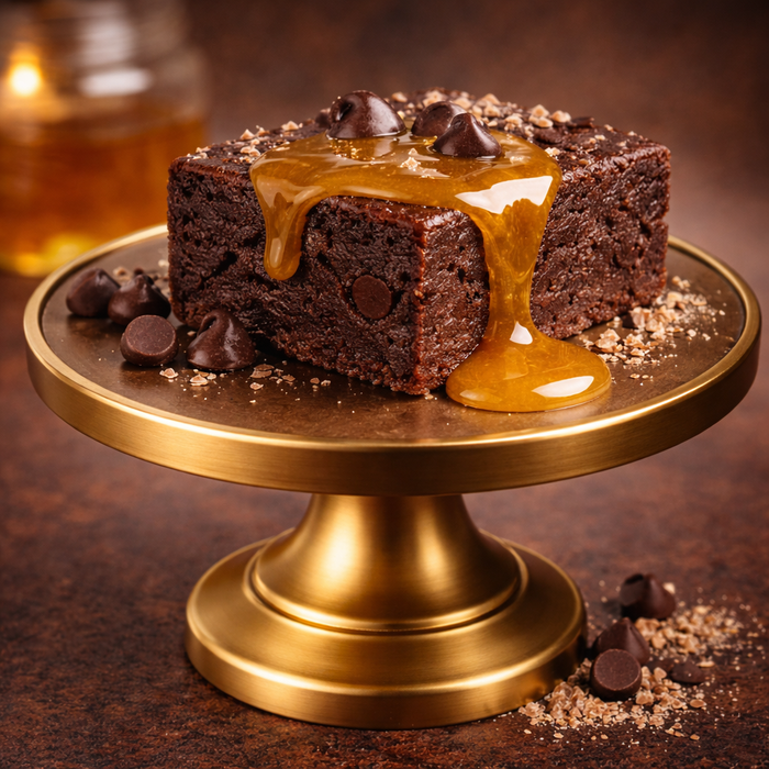 Honey-Sweetened, High-Protein, GF Brownies from Protein Snack Shop