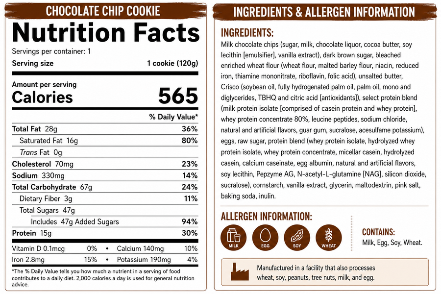 Chocolate Chip Protein Cookie — additional product view