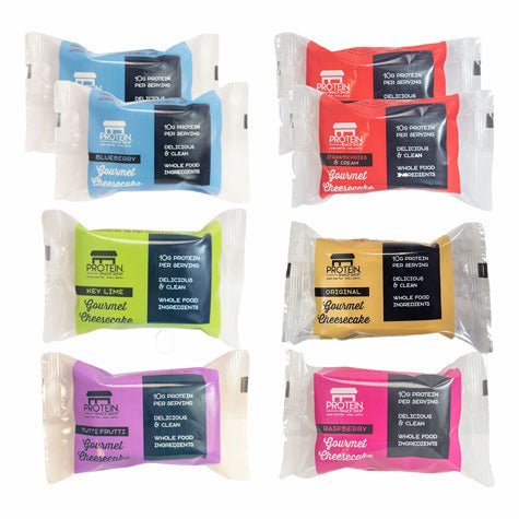 Cheesecake Variety Pack, Low - Carb, Gluten - Free Protein Bar (8, 12, 20 Ct) - ProteinSnackShop