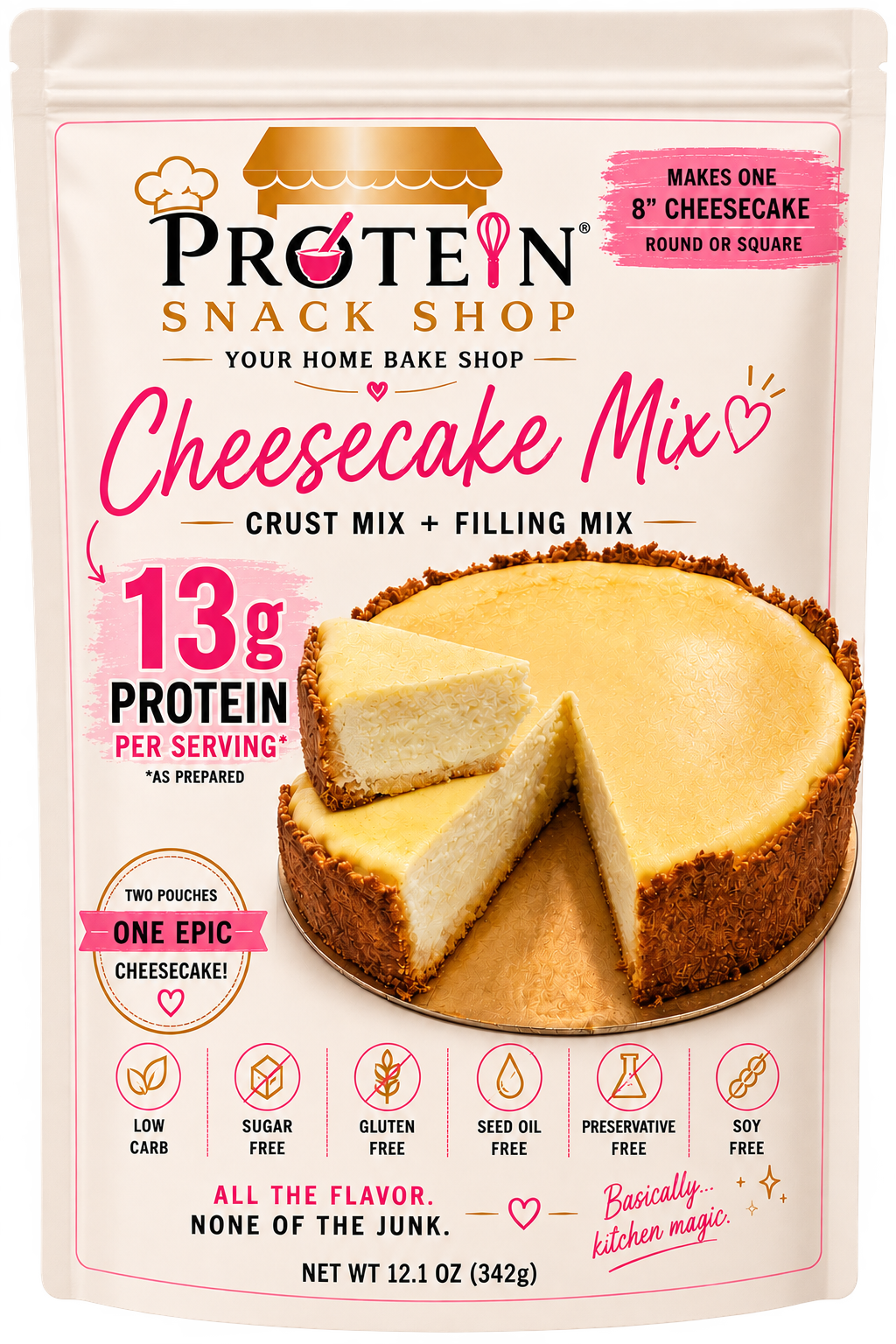 High-Protein, Gluten-Free Cheesecake Mix