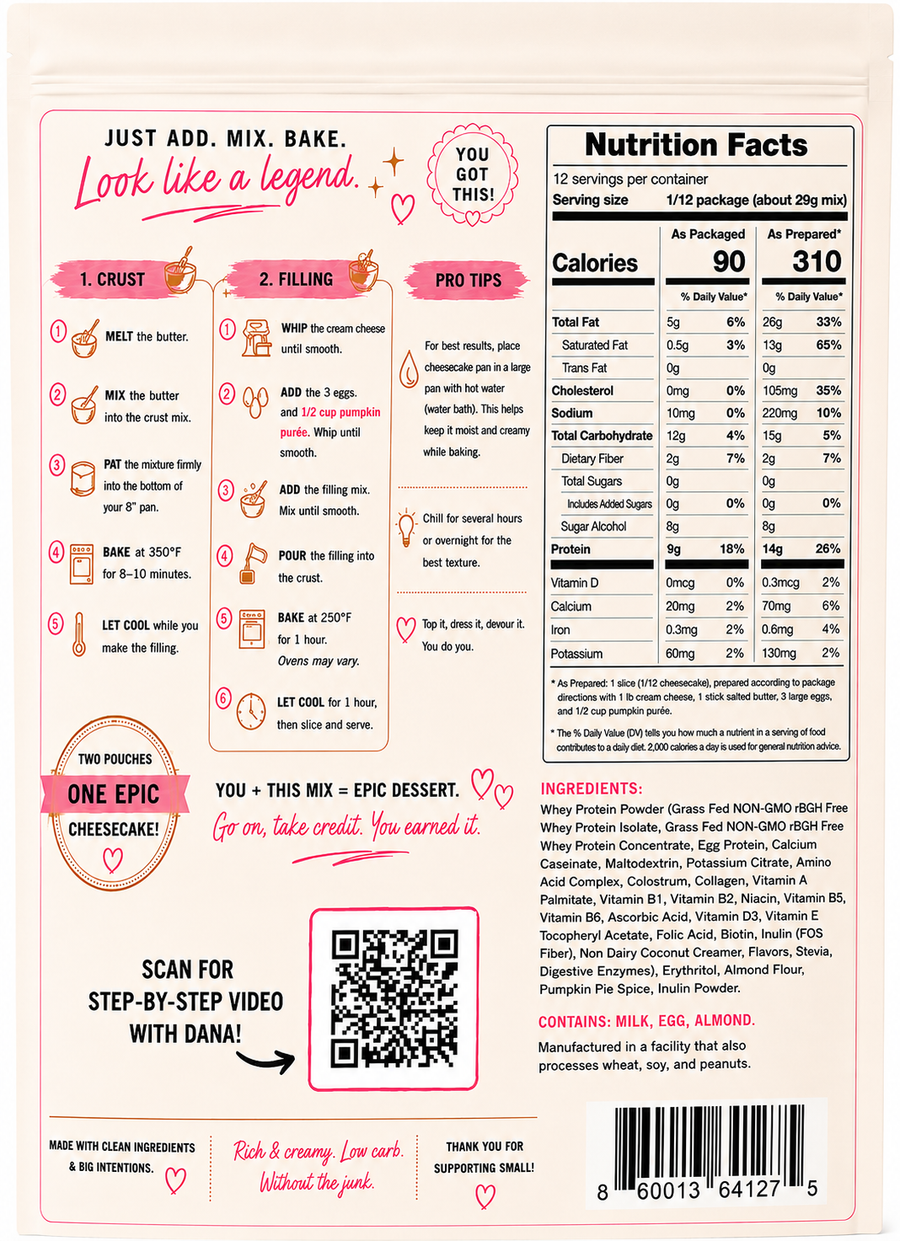 Pumpkin Cheesecake Mix — additional product view