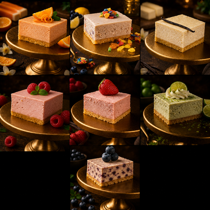 Ultimate Cheesecake Variety Pack (7 Flavors) from Protein Snack Shop