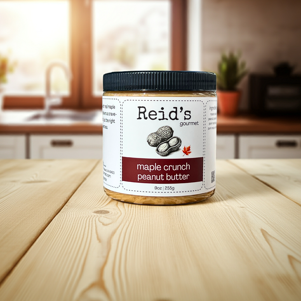Maple Crunch Peanut Butter – 9oz Jar