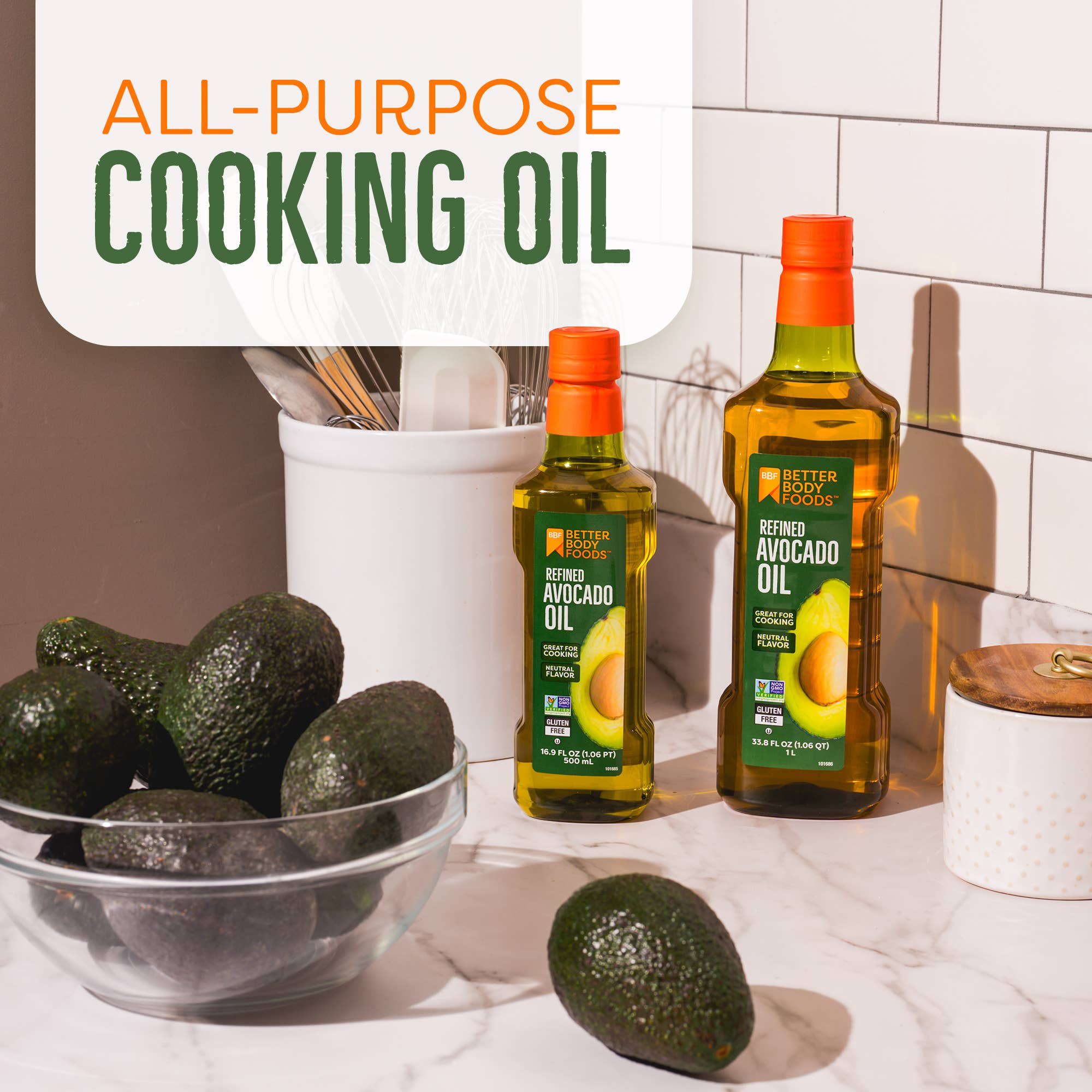 BetterBody Foods Avocado Oil 1L 33.8 fl oz 4-pk Box