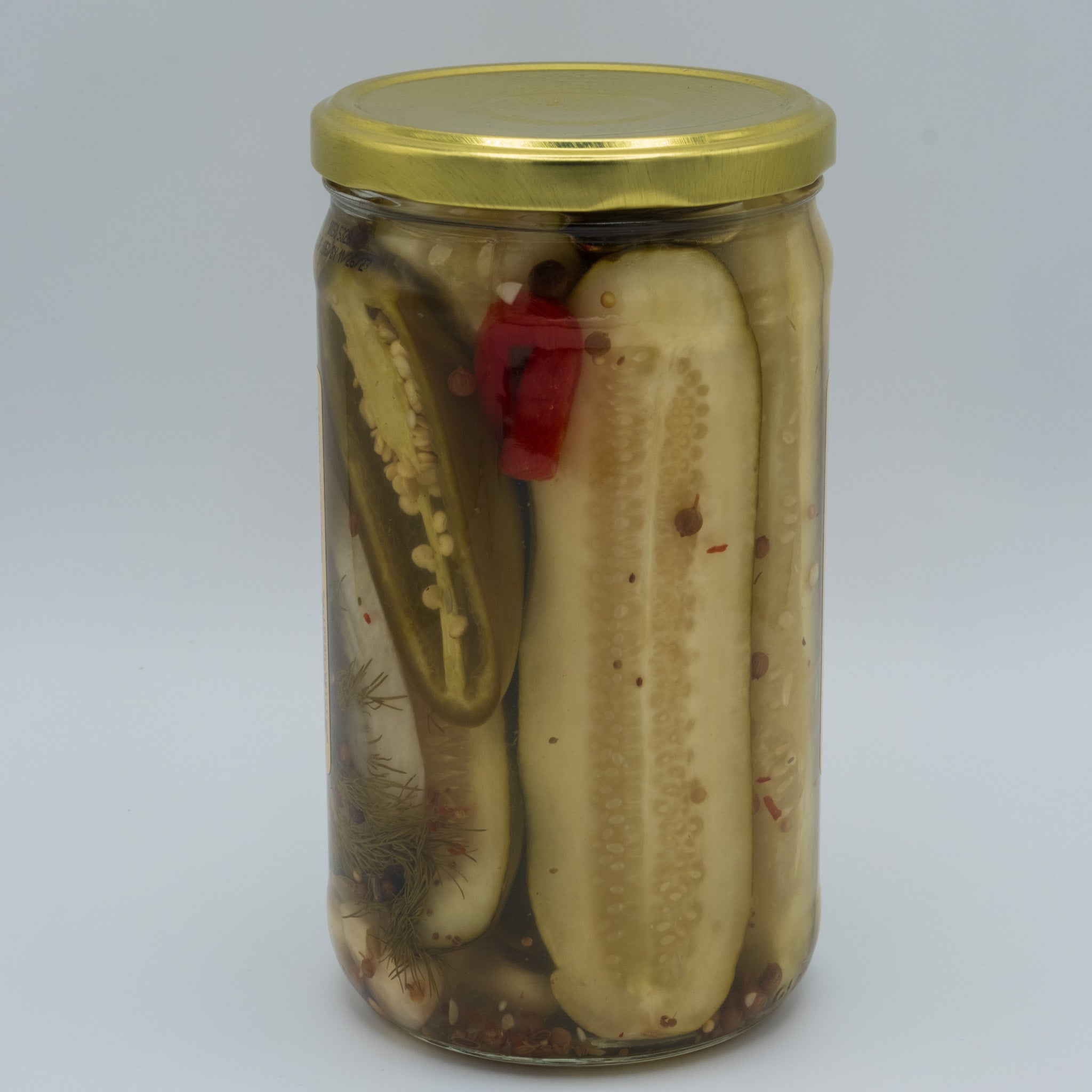 Granny’s Hot Sweet Pickles | Sweet & Spicy Country Pickles | 24 oz