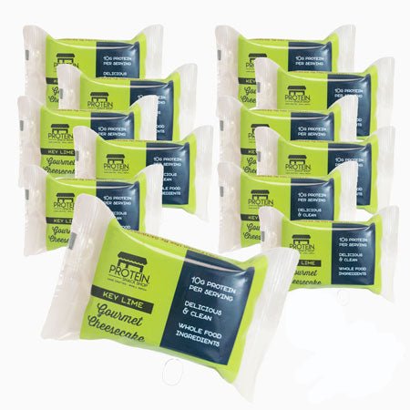 Key Lime Cheesecake, Low - Carb, Gluten - Free Protein Bar (8, 12, 20 Ct) - ProteinSnackShop