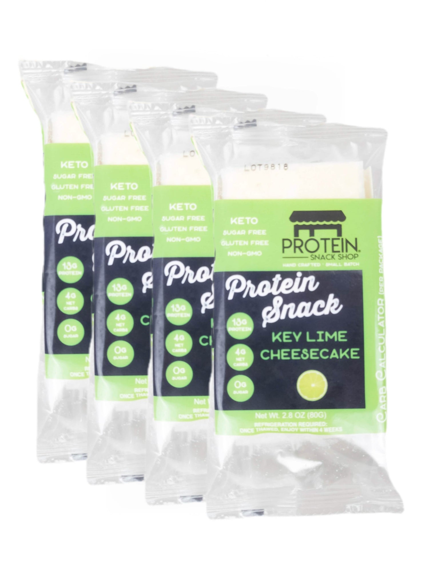 4-Count Low Carb Key Lime Protein Cheesecake Bars