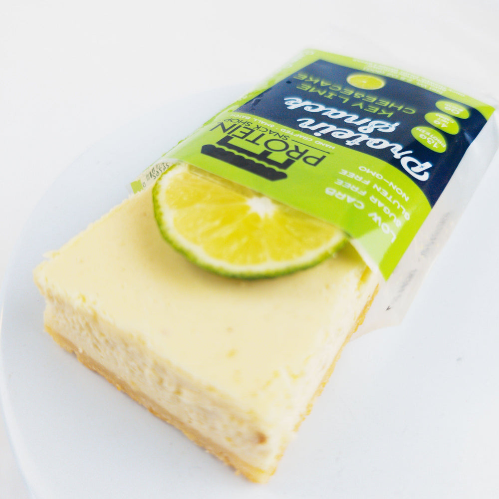 Keto Protein Key Lime Pie Cheesecake