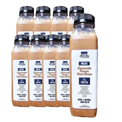 Mocha Protein Cold Brew, Low - Carb, Gluten - Free (6 Ct, 9 Ct) - ProteinSnackShop