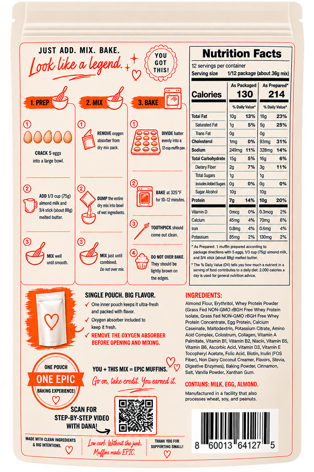 *High-Protein, Gluten-Free Muffin Mix