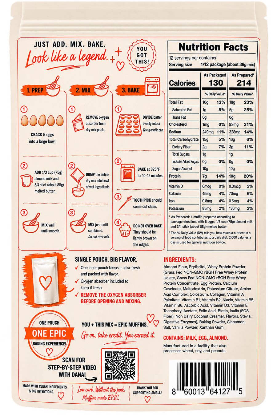 Cinnamon Donut Muffin Mix — additional product view