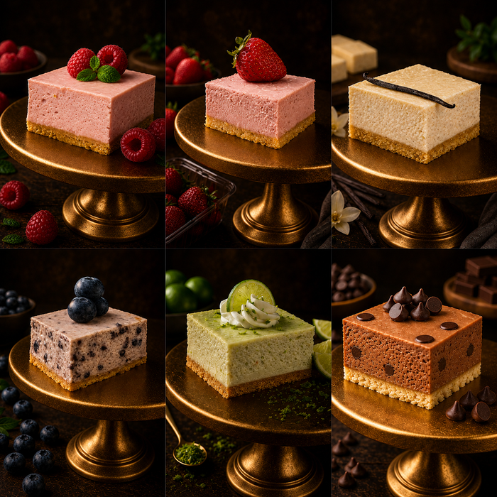 Cheesecake Variety Pack (6 Flavors) from Protein Snack Shop
