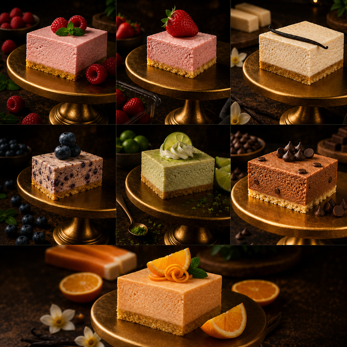 Ultimate Cheesecake Variety Pack (7 Flavors) from Protein Snack Shop