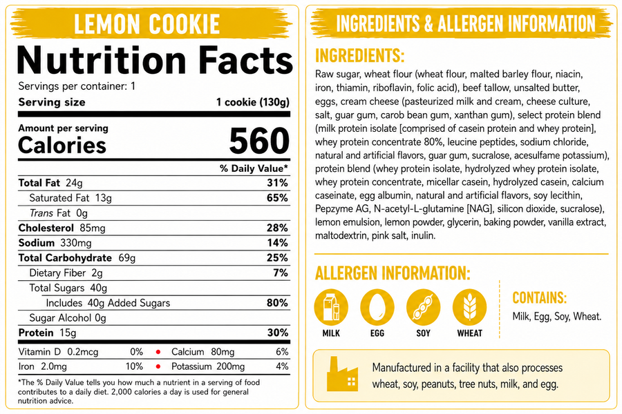 Lemon Protein Cookie — additional product view