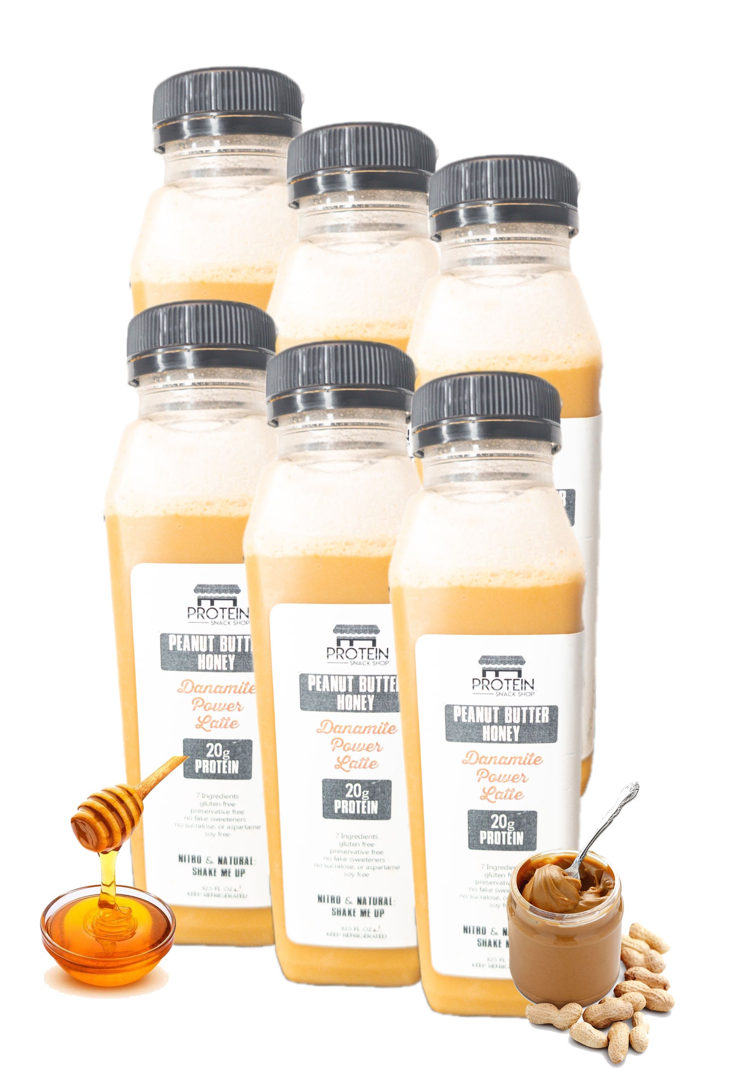 Peanut Butter Honey Protein Cold Brew, 6-Ct, Gluten-Free