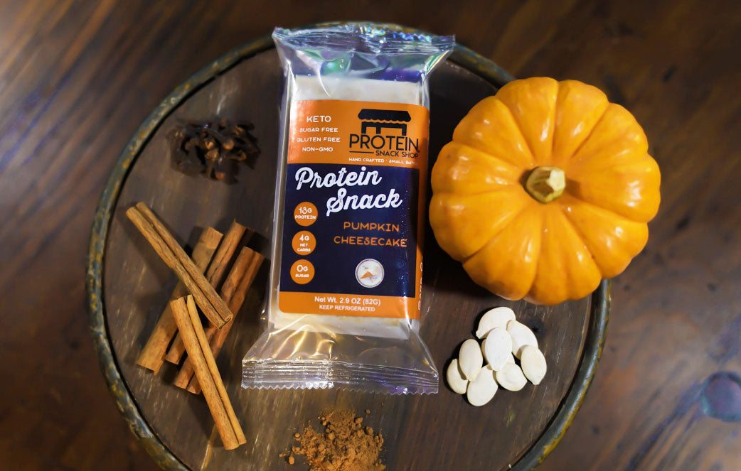 Pumpkin Protein Cheesecake, 6-Ct, Low Carb, Gluten-Free, Snack Bar