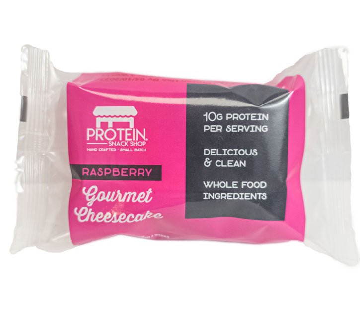 Raspberry Cheesecake, Low - Carb, Gluten - Free Protein Bar (8, 12, 20 Ct) - ProteinSnackShop