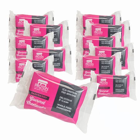 Raspberry Cheesecake, Low - Carb, Gluten - Free Protein Bar (8, 12, 20 Ct) - ProteinSnackShop