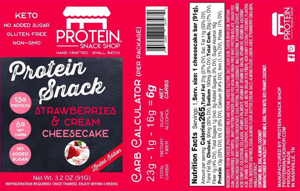 Keto Cheesecake 7-Pack