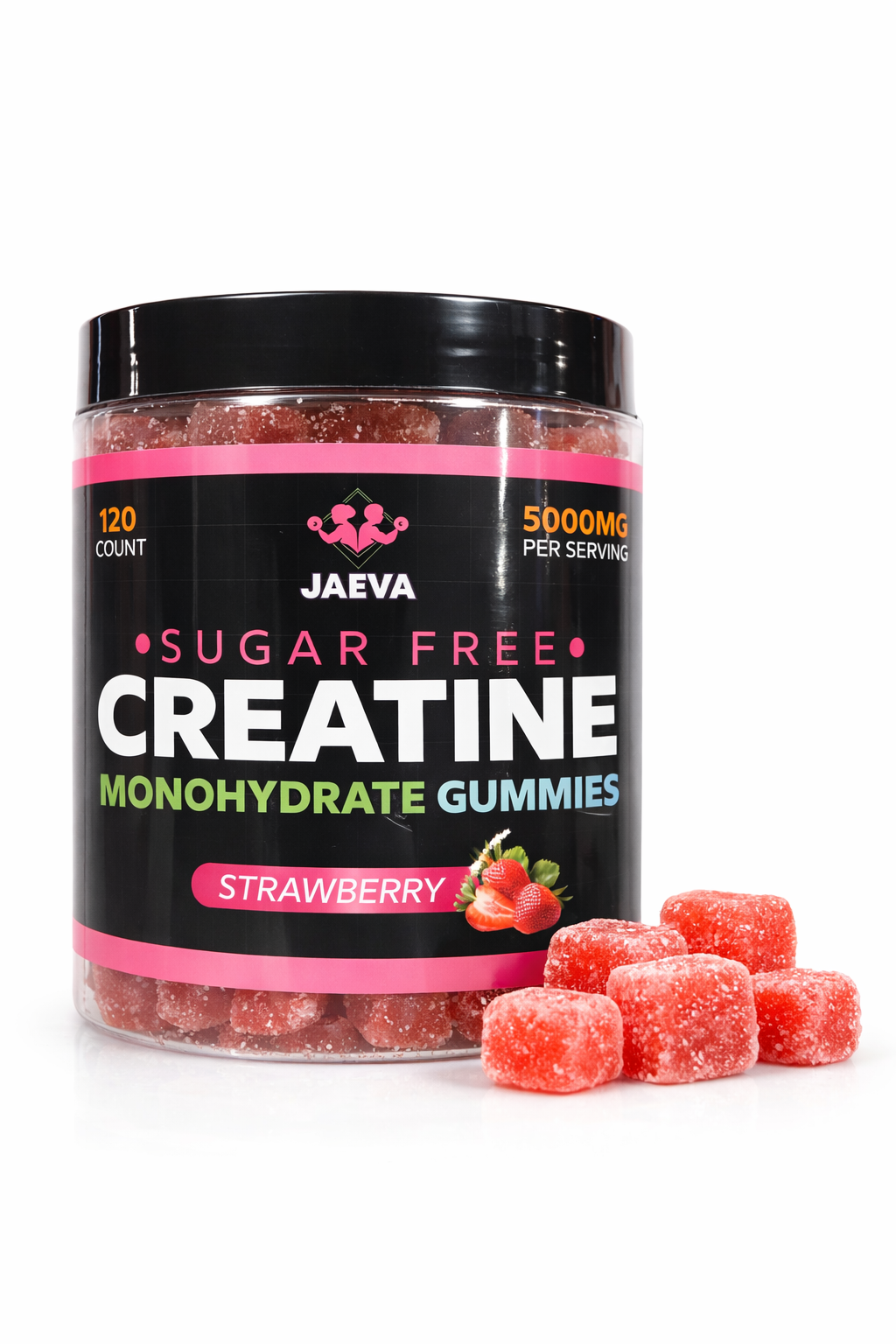 Sugar Free Creatine Monohydrate Gummies - 120 count