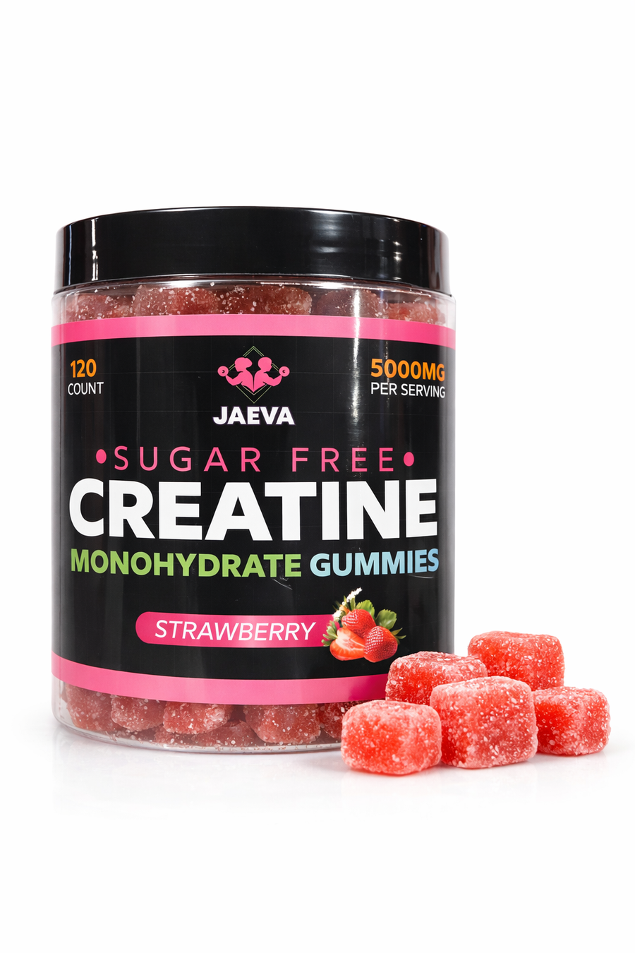 Sugar Free Creatine Monohydrate Gummies - 120 count