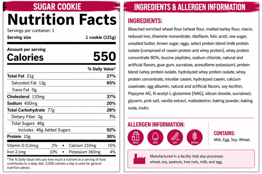Sugar Protein Cookie — additional product view