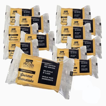 Traditional Cheesecake, Low - Carb, Gluten - Free Protein Bar (8, 12, 20 Ct) - ProteinSnackShop