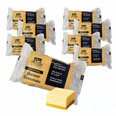 Traditional Cheesecake, Low - Carb, Gluten - Free Protein Bar (8, 12, 20 Ct) - ProteinSnackShop