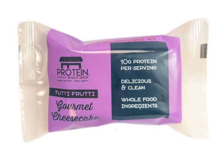 Tutti Frutti Cheesecake, Low - Carb, Gluten - Free Protein Bar (8, 12, 20 Ct) - ProteinSnackShop