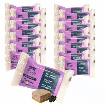 Tutti Frutti Cheesecake, Low - Carb, Gluten - Free Protein Bar (8, 12, 20 Ct) - ProteinSnackShop