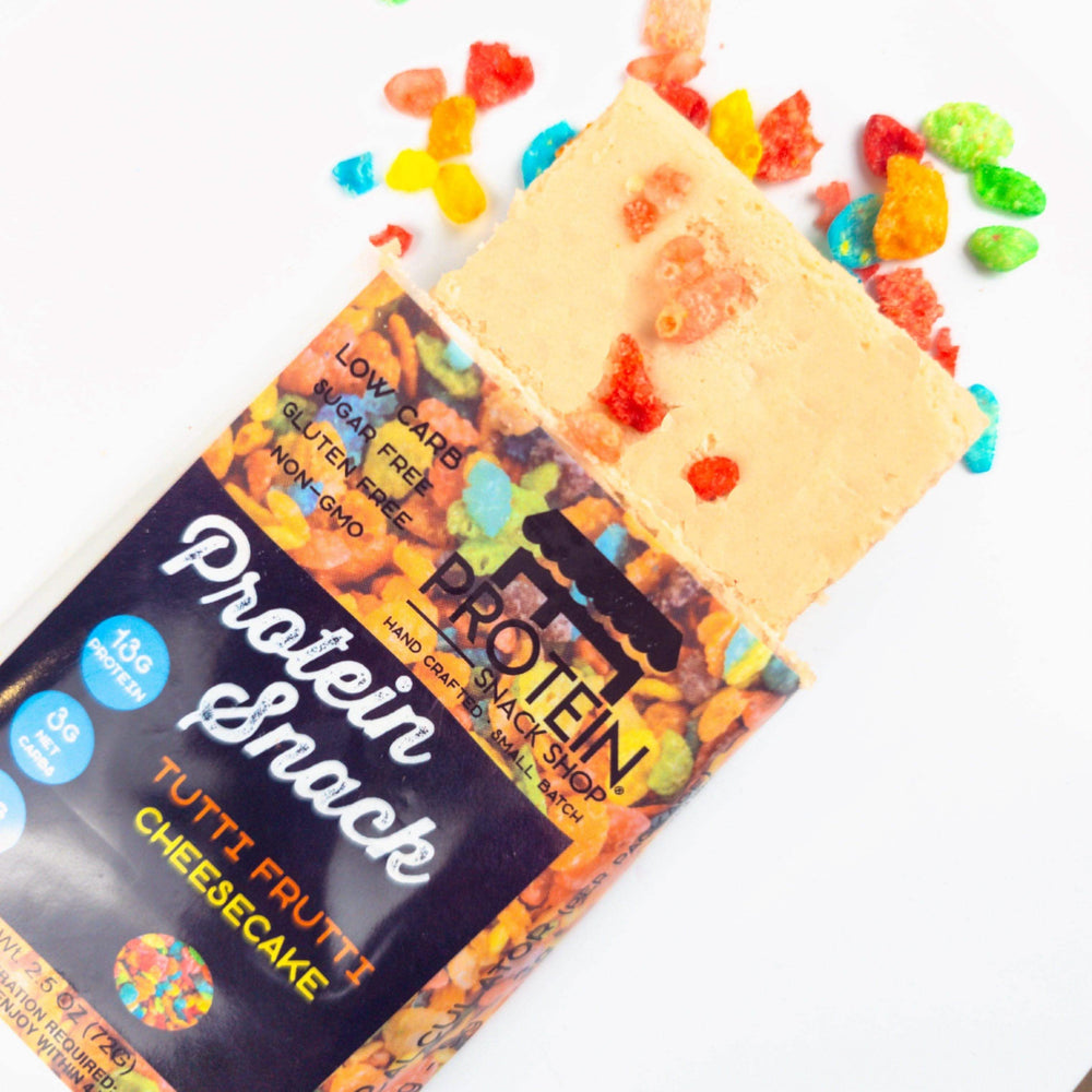 Keto Protein Tutti Frutti Cheesecake