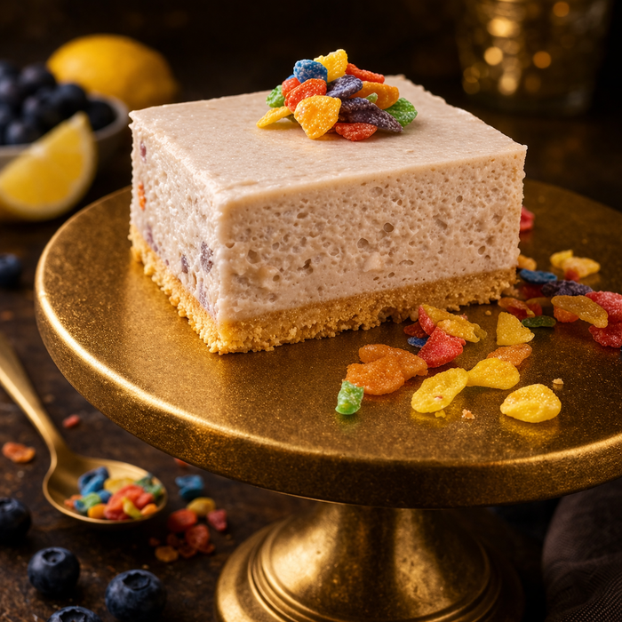 Citrus Berry Cheesecake Bars from Protein Snack Shop
