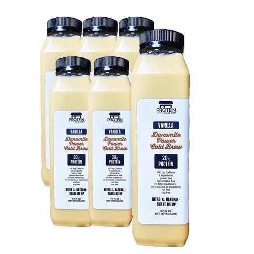 Vanilla Protein Cold Brew, Low - Carb, Gluten - Free (6 Ct, 9 Ct) - ProteinSnackShop