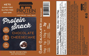 Keto Protein Chocolate Cheesecake