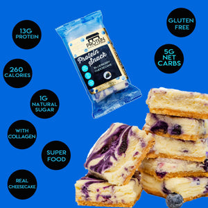 
            
                Load image into Gallery viewer, Keto Protein Blueberry Cheesecake
            
        